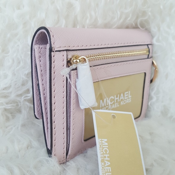 SOLD NWT Michael Kors key chain card blossom pink - Picture 3 of 4